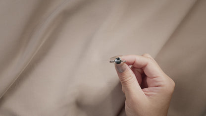 2 Karat, Schwarzer Moissanite